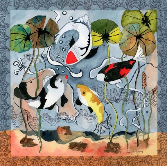 Click here to view The Koi Pond  by Pamela Morgan