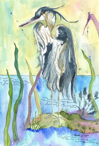Click here to view Great Blue by Pamela Morgan