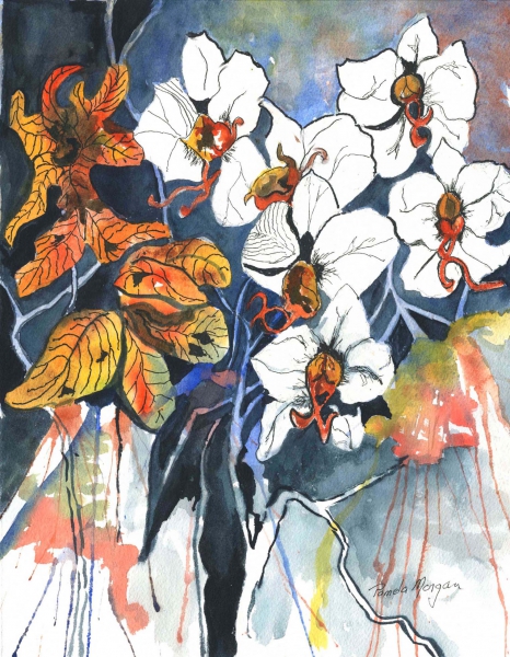 Click here to view Floral artwork by Pamela Morgan
