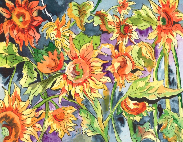 Click here to view Sunflower Fields by Pamela Morgan
