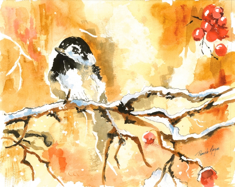 Chickadee by Pamela Morgan